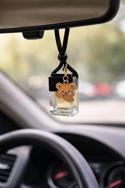 Autoparfum Knuffel Beer - 8ml - Vanille Orchids- Met Pocket Bear Hug - Wenskaartje - met geluksbrenger - Traditional Hammam Ritual Overseas - Auto parfum - Autogeurtje - Gifts - Verjaardagscadeau - Bff - Valentijn - Huwelijk - Gelukscadeau