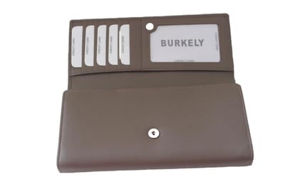 Burkely Overslagportemonnee - Portemonnee - Soft Lang - Gravel