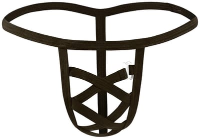 Dailygoods- Tanga Slip Heren Ademend - Ondergoed - Lage Taille - Meervoudige Gekruiste Bandjes - 100% Polyester - Ideaal Cadeau - Herenondergoed