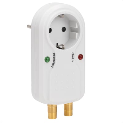 Lomera Overspannings Beveiliing - Surge Protector - Overspanningsbeveiliging Type 3 - Ip20 Bescherming - Coaxiale Tv-Aansluitingen - Rj11 Aansluitingen - Netwerkpoorten Rj45 - 220-240V - 50Hz Frequentie - Max 3680W - 16A Capaciteit