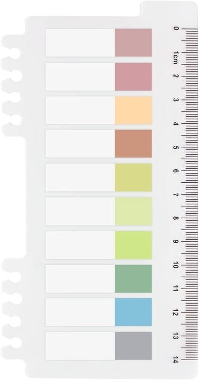 Dailygoods- Zelfklevende Notities 200 Stuks - Grijze Tabbladen - Bladwijzers/Paginamarkers - Plakbriefjes - Bullet Journal Accessoires - Hoogwaardige Kwaliteit