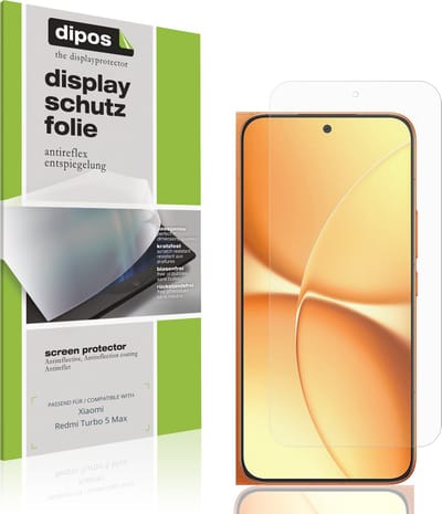 dipos – 4x Matte Beschermfolie geschikt voor Xiaomi Redmi Turbo 5 Max | Krasbestendige & antireflecterende Screenprotector Ultra-Thin