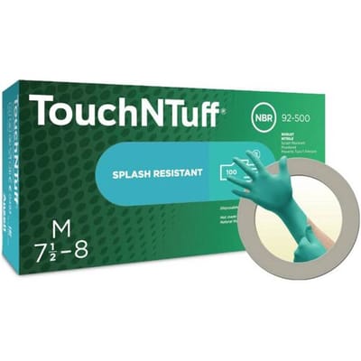 Ansell TouchNTuff 92500080 Wegwerphandschoen 100 stuk(s) Nitril Maat (handschoen): M, 7.5, 8 EN 21420:2020