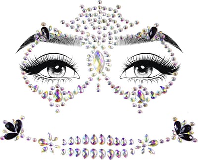 Gezichtstickers voor vrouwen Leg Avenue Calavera