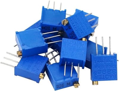 Precisie Instelbare Weerstand Multi-turn Trimmer Potentiometer 100K Ohm Inhoud 10 Stuks