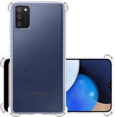 Hoesje - Geschikt voor Samsung Galaxy A02s - Sterk & Shockproof - Siliconen Case - Back Cover - Telefoon Hoes Shock Proof - Transparant