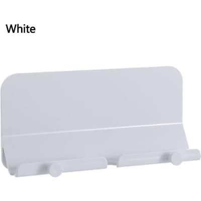 Support Mural Support Chargeur Crochet Support Suspendu Support Dock pour Smartphone Téléphone Mobile Tablette Support Collé au Mur blanc