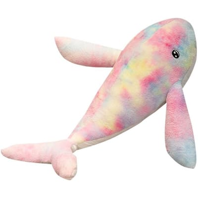 Jouets en Peluche Baleine Géante Mignons Poupées Douces Jouets Animaux Oreillers Requin Cadeaux d'Anniversaire et de Noël 60cm