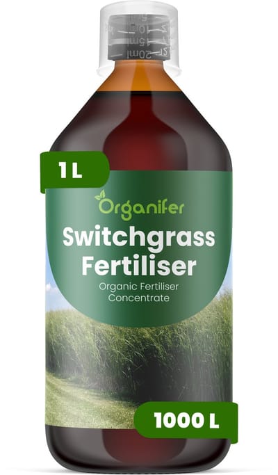 Vloeibare Meststof Voor Switchgrass 1 L Voor 1000 L - Npk 2-1-8 - Verbetert Stengelsterkte En Een Opgaande Groeivorm - Verhoogt En Weerbaarheid - Compatibel Met Gemengde Aanplant Van Warmseizoengrassen - Organifer