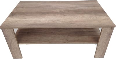 Salontafel - Koffietafel Woonkamertafel - Woonkamer Inrichten - Met Legplank - 100 x 57 cm - Wild Eiken