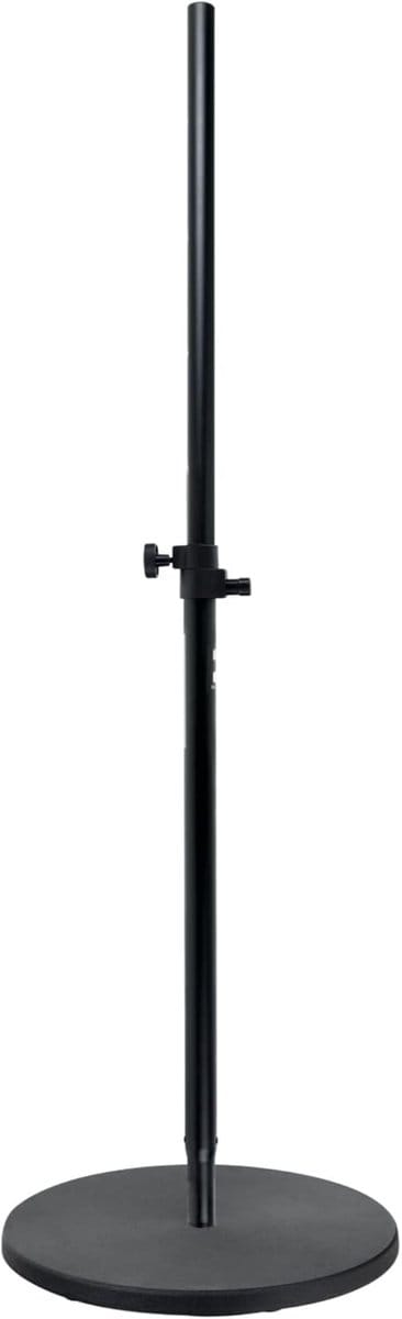 Luidsprekerstatief Set - Microfoonstandaard - Podium Geluid - Ronde Gietijzeren Voet - 90-150cm Verstelbaar - Zwart