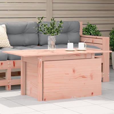 Tuin Tafel - Balkon Tafel - Buiten Eten - Verstelbaar Tafelblad - 100 x 50 x 75 cm - Houtkleur