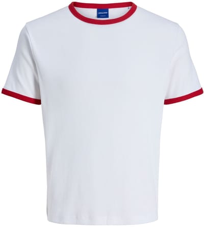 JACK&JONES - JORSANREMO BINDING TEE SS CREW NECK - Heren - T-shirts