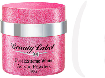 Beauty Label Acrylic Powders - Fast Extreme White 40g