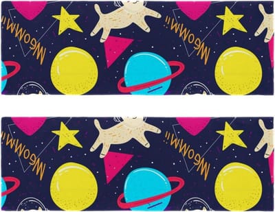 Microfiber Handdoek - Sneldrogende doek - Sport en Reizen - Compact en Lichtgewicht - 2 Packs 29.5 x 81.5cm - Veelkleurig
