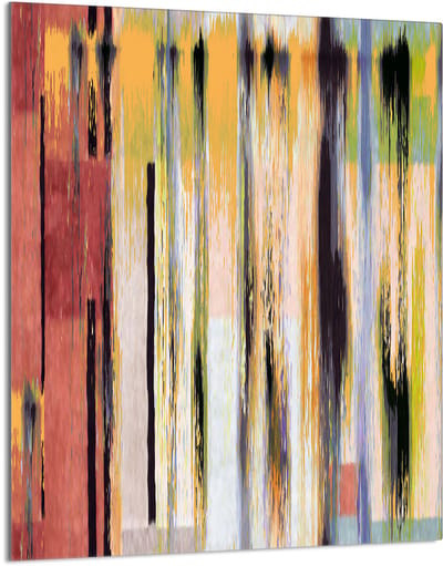 TMK ArtDeko Serie - Snijplank Glas - 40x52 cm - Kleurrijk - Veilig en Hygiënisch