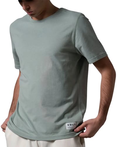 Volt Padel Casual V5 T-shirt Met Korte Mouwen Groen XL Man
