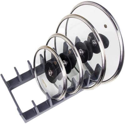 Unyqoos ® Ruimtebesparende Deksel- en Pannenhouder voor Georganiseerde Keukenopslag met Stijlvol Design