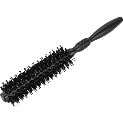 Ronde Haarborstel Houten Handvat met Aluminium Buis Antistatisch Hittebestendig Styling Kam voor Salon Thuisgebruik 10mm