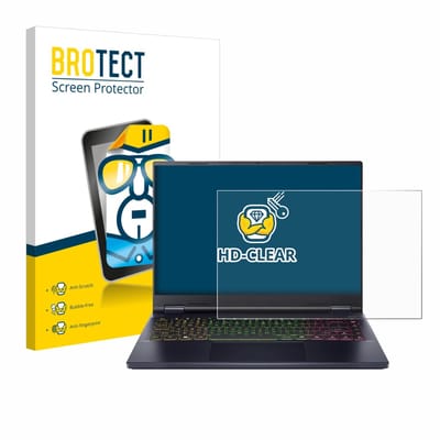 BROTECT - Screenprotector voor Acer Predator Helios Neo 14 AI - Folie Beschermfolie transparant