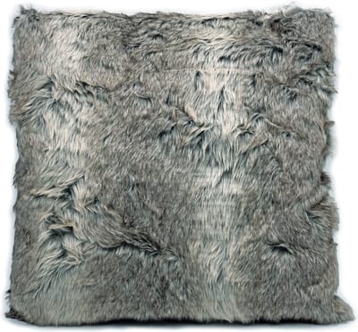 Lavandoux - Bont Kussen - Imitatie Bont - Taupe - 70 x 70 cm