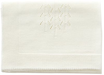 Byastrup Gebreide Poppendeken Beige 60x60 Cm
