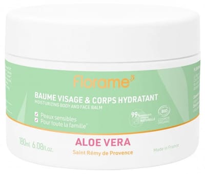 Florame Hydraterende Balsem voor Gezicht & Lichaam met Biologische Aloë Vera 180 ml
