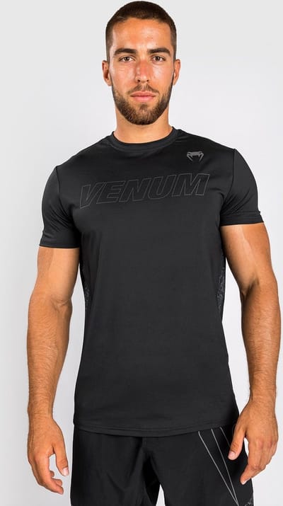 Venum Classic Evo Dry Tech T-shirt Zwart Zwart Reflecterend - XL