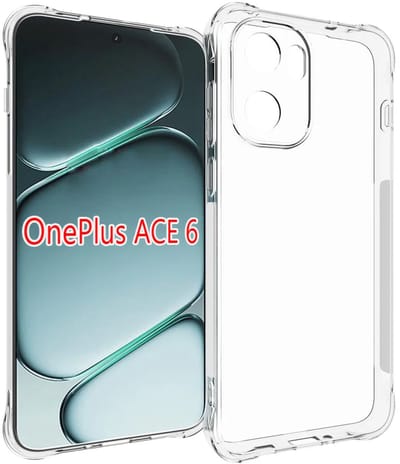 MobyDefend Hoesje - Geschikt voor OnePlus 15R - Transparante Shockproof TPU Backcover - Verstevigde Hoeken - Volledig Doorzichtig
