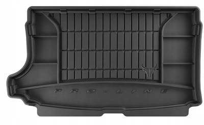 Rubberen Kofferbakmat – VW T-Cross (2018-) – Bovenste Laag – TPE – Op Maat – Organizerfunctie – Hoge Rand (5 cm)