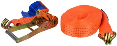 GEKO Ratelspanband - 12m - 5000 kg - Polyester - J-haken - 50 mm breed