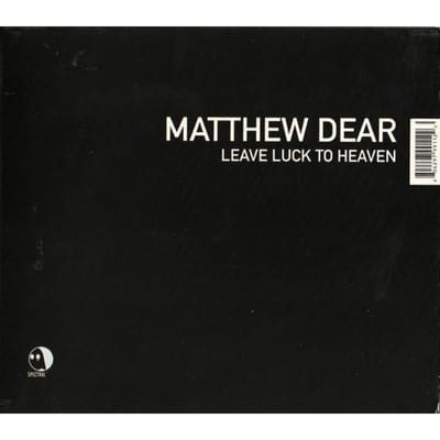 CD MATTHEW DEAR - Leave Luck to Heaven SPC11 Spectral Sound 2003 VS Dans & Electronica Gebruikt white