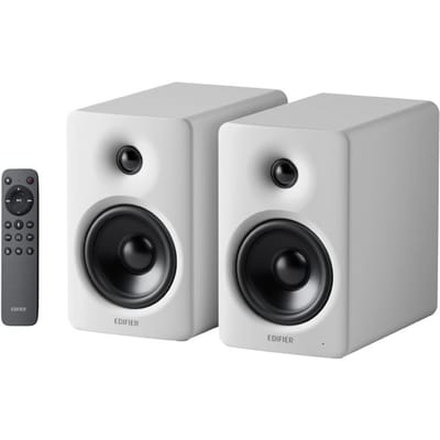 Edifier M90 Compacte Boekenplankluidsprekers, 100W RMS Desktopluidsprekers, Hi-Res Audio, LDAC, Bluetooth 6.0, SUB OUT Aangedreven Luidspreker