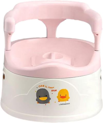 Kindertrainingspotje - Reispotje Peuter - Zindelijkheidstraining - Afneembaar Ladetoilet - 34 x 31 x 29 cm - Roze