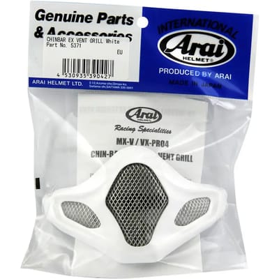 Ventilatie kinrooster buiten voor helm Arai MX-V