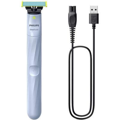 Philips Bodycare OneBlade 1st Shave QP1324/20 Scheerapparaat voor nat scheren Hemelsblauw