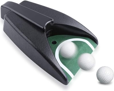 Putting unit met automatische balretour, ideale golfaccessoire voor thuis, training en oefening, 31x17x