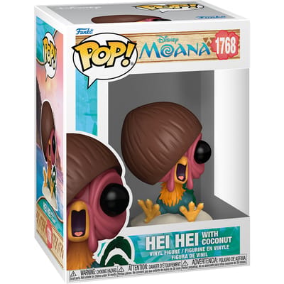 Vaiana Hei Hei with Coconut vinylfiguur 1768 Unisex Funko Pop! - Neutraal - Standard