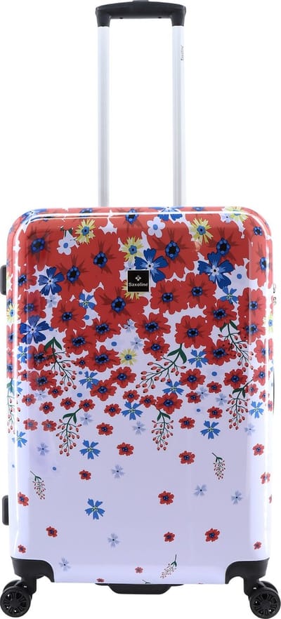 Saxoline Harde Koffer / Trolley / Reiskoffer - 66 cm (Medium) - Blessing Print - Bedrukt / Medium