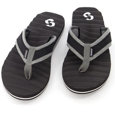 SINNER - dax - Strandslipper heren - Zwart, wit