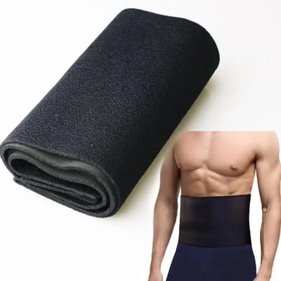 Sport Taille Ondersteuning Mannen Vrouwen Fitness Taille Bescherm Riem Buik Vet Verbranden Gewichtsverlies Buikband Sauna Lichaam Lichaam Vormer Gym Riem zwart
