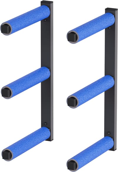 QLS WSC3 BLAUW Hanghaak Ophangsysteem Plafondhaak Garage voor Ladder Fiets Gereedschap Opslag - 2 Stuks 10339