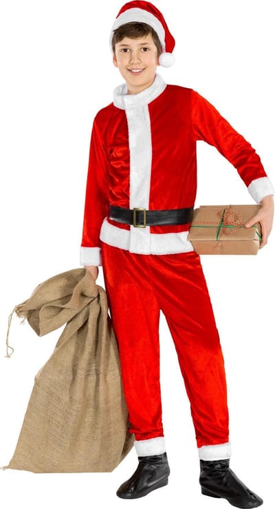 dressforfun - Jongenskostuum Sint-Niklaas 3-5y - verkleedkleding kostuum halloween verkleden feestkleding carnavalskleding carnaval feestkledij partykleding - 300450