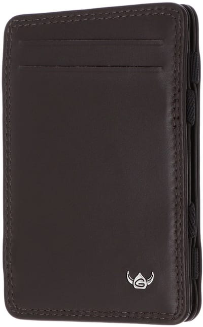 Golden Head Leren kaarthouder Polo RFID Protect Wunder-Börse 4044 Dunkelbraun donkerbruin