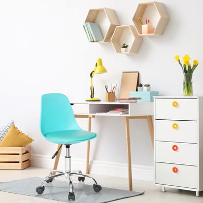 Kidner bureaustoel FANCY II turquoise hjh OFFICE