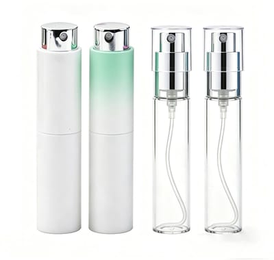 Dailygoods- Parfumverstuiver navulbaar - 2 stuks - 8 ml/10 ml - Aluminium - Compact - Lichtgewicht - Duurzaam - Parfumflesje