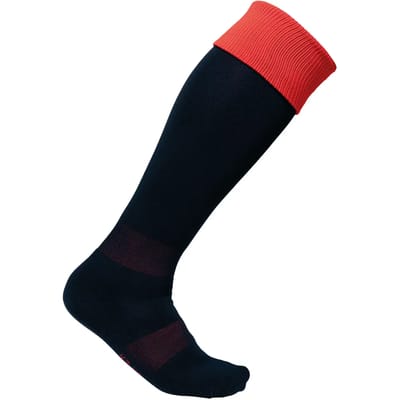 PROACT® Tweekleurige sportsokken PA0300 - Black / Sporty Red - 27/30 EU