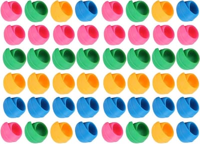 Draadspoelen Organizers - Spoelhouders - Naaiwerk Netjes - Duurzaam Siliconen - 48 Stuks - Gekleurd