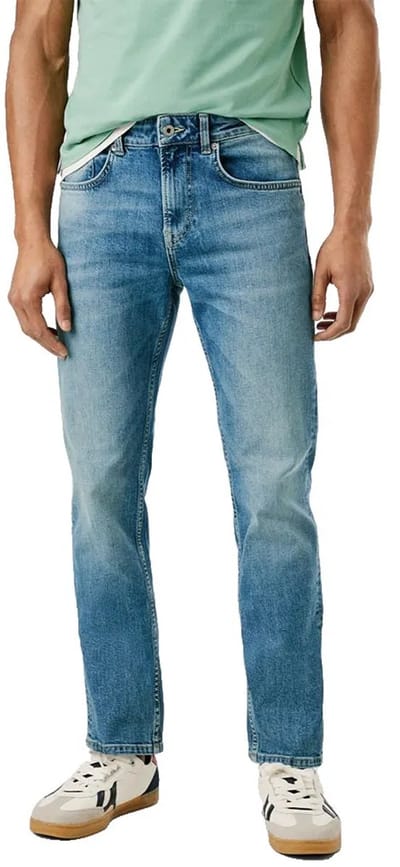 Pepe Jeans Cash Straight Spijkerbroek Blauw 28 / 32 Man