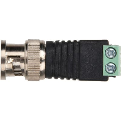 BNC Male Connector Schroefklem Coax Video Balun Adapter
